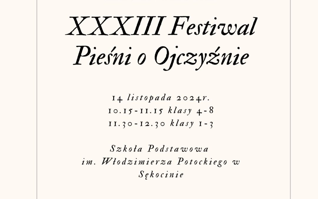 XXIII FESTIWAL PIEŚNI O OJCZYŹNIE